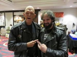 With Michael Berryman. One of the greatest guys you're ever likely to meet.
